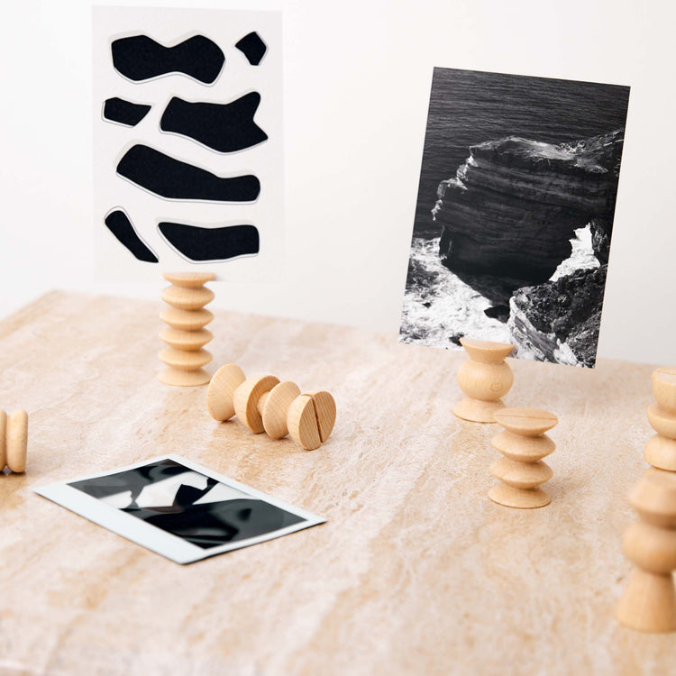 Totem Wooden Picture / Postcard Stand - Set of 5 Short-4