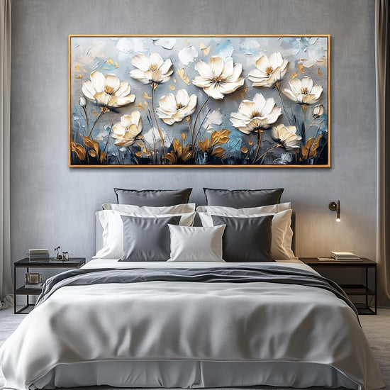 20x40 Inches Framed Canvas Wall Art Floral Masterpiece-1