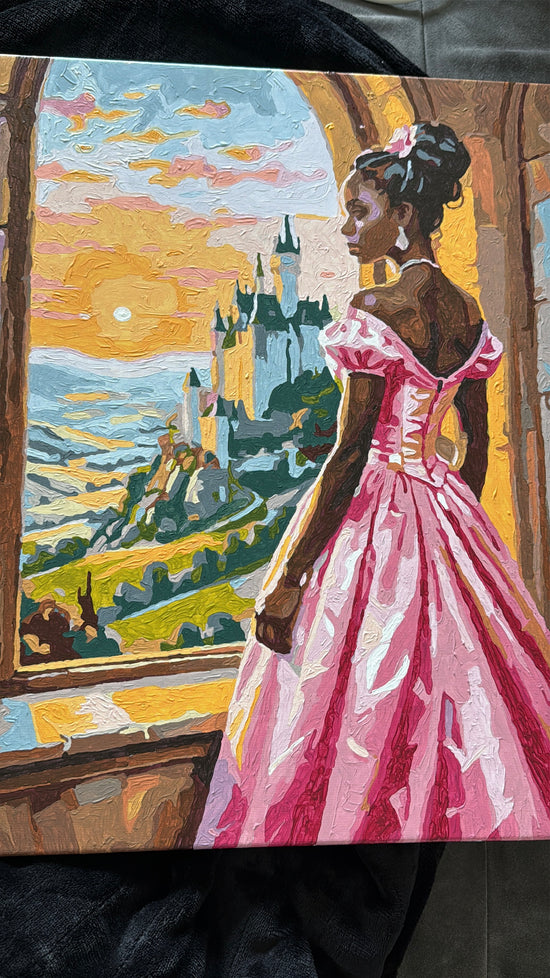 Princess of Botswana - Framed Paint by Number Kit - Easy