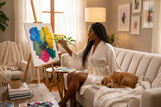 The New Self-Care Sunday: Swap Your Spa Day for a Paintbrush