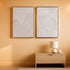 Framed Neutral Abstract Canvas Wall Art 28X40 Inches-0