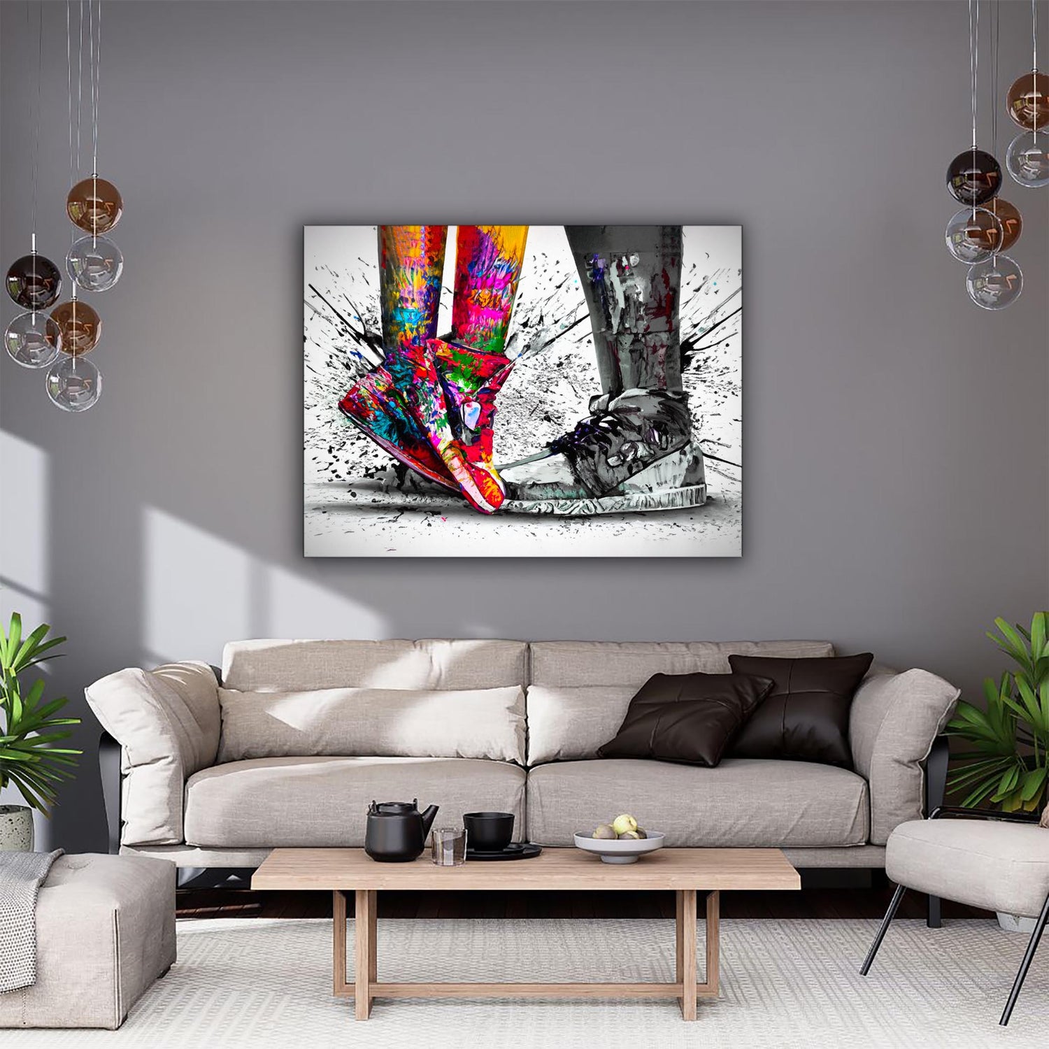 Canvas Wall Art- The encounter- Wall Decor-2