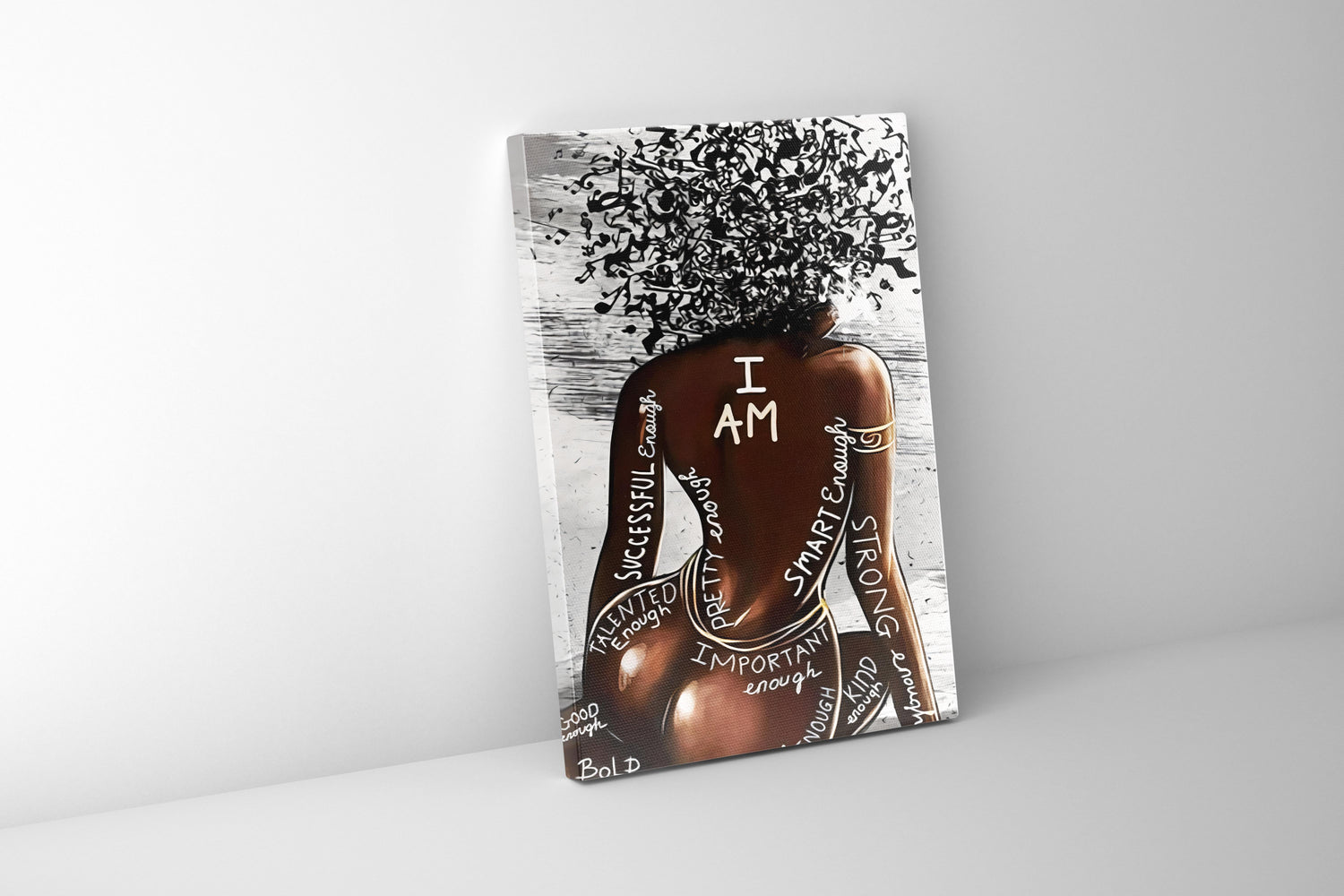 Wall Art-I AM-Canvas Printed-1