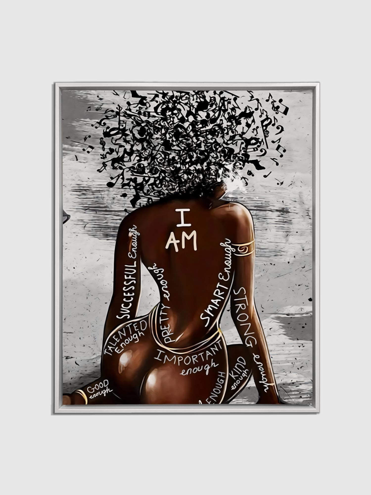 Wall Art-I AM-Canvas Printed-4