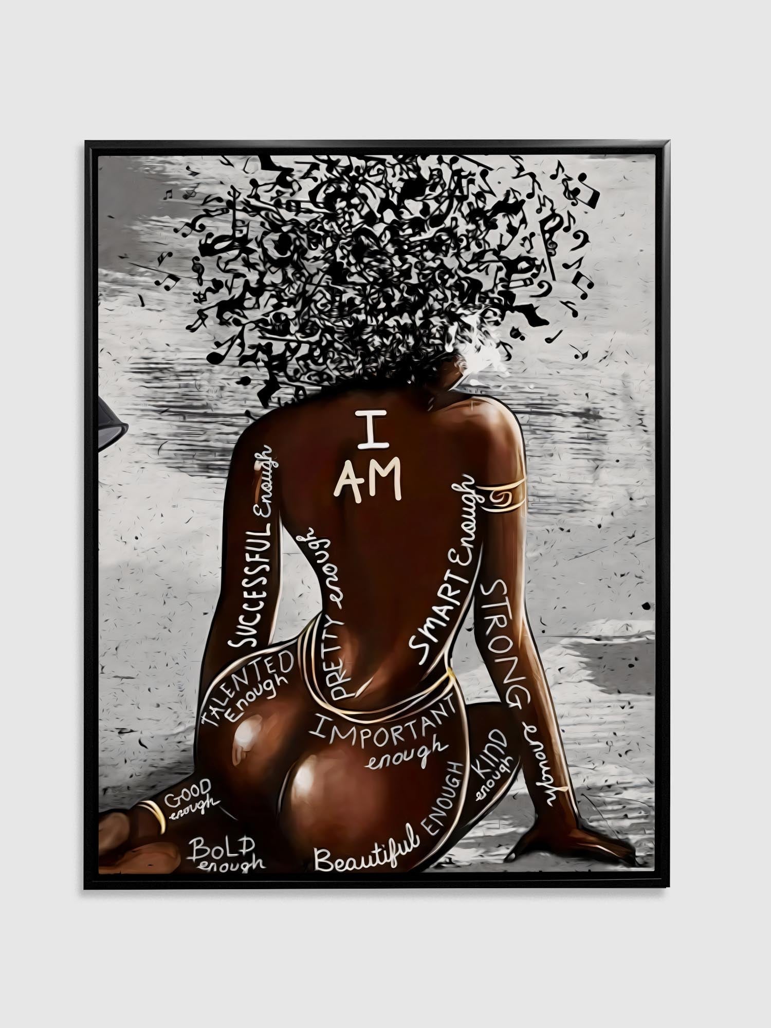 Wall Art-I AM-Canvas Printed-5