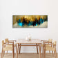 Gold and Blue Abstract-Canvas Wall art- Fine Art-3
