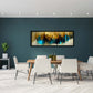 Gold and Blue Abstract-Canvas Wall art- Fine Art-4