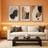 Framed Abstract Canvas Wall Art 36x24 Neutral Palette-0