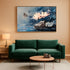 Elegant Floral Lotus Canvas Wall Art 40x20 Framed Canvas-0