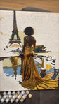 Dreaming of Paris - Framed Paint by Number Kit - moderate difficulty