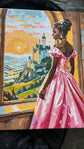 Princess of Botswana  - Framed Paint by Number Kit - Easy