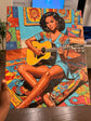 Acoustic Sugar - Framed Paint by Number Kit - moderate difficulty