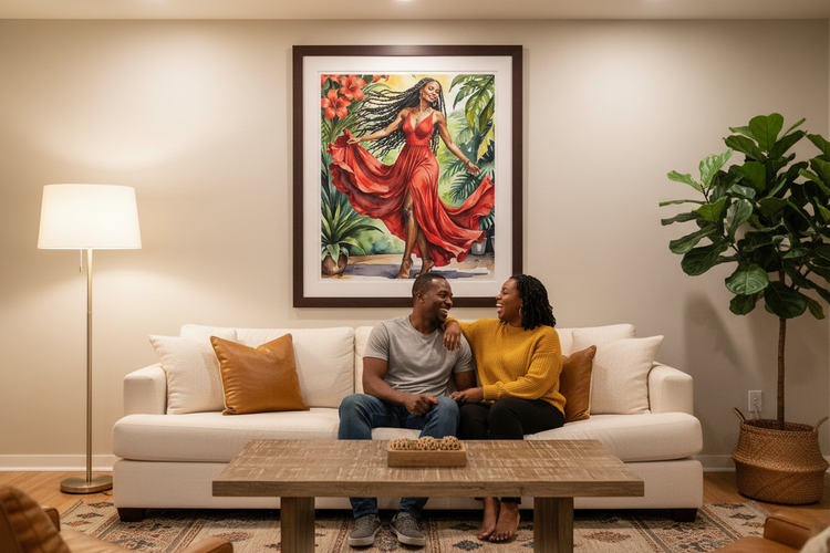 Ancestral Dream - Couple in Living Room