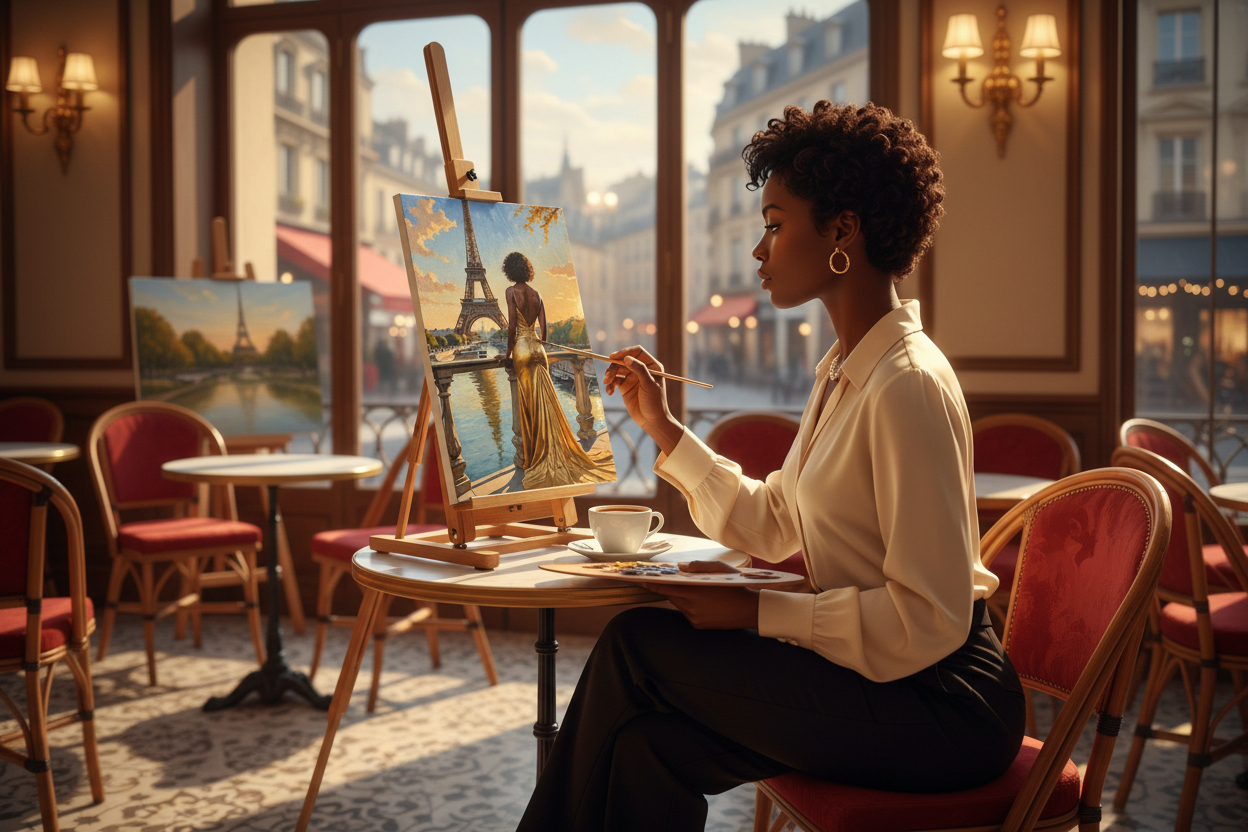 Dreaming of Paris - Parisian café lifestyle