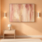 Pink Abstract Canvas Modern Wall Art 20x40 Inches Framed-0