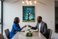 Enchanted - couple cheers dining room