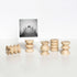 Totem Wooden Picture / Postcard Stand -  Set of 5 Short-0