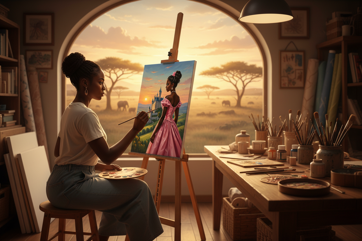 Princess of Botswana - Craft Room Safari View