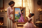Princess of Botswana - Framed Gift to Little Princess